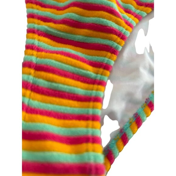 CUPSCHE Terry Multi color Striped Bikini Set Size Medium NEW - Picture 6 of 6